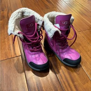 GIRLS UGG SNOW BOOTS SZ 12